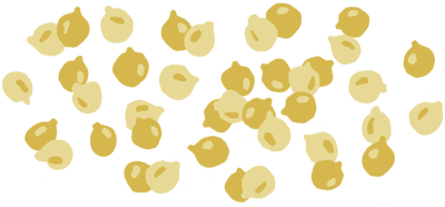 illustration of chickpeas